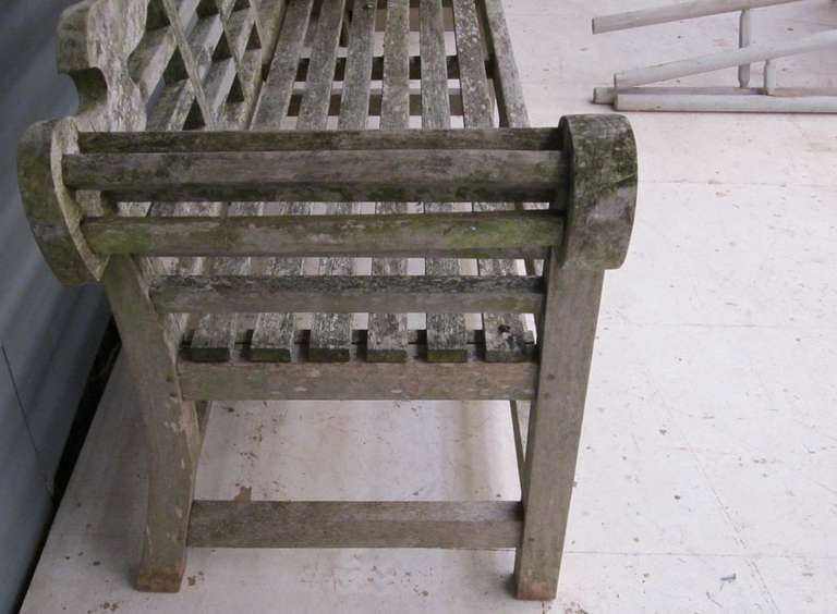 Lutyens Garden Bench, England, 1920s In Excellent Condition In New York, NY