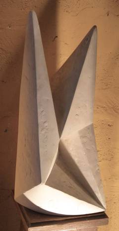 Abstract White Sculpture, France, Contemporary
