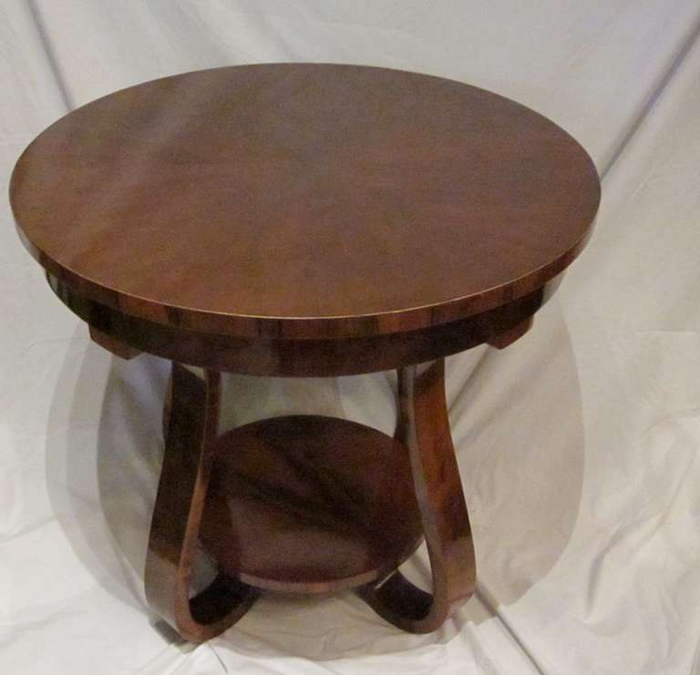 1930's Austrian Walnut Side Table