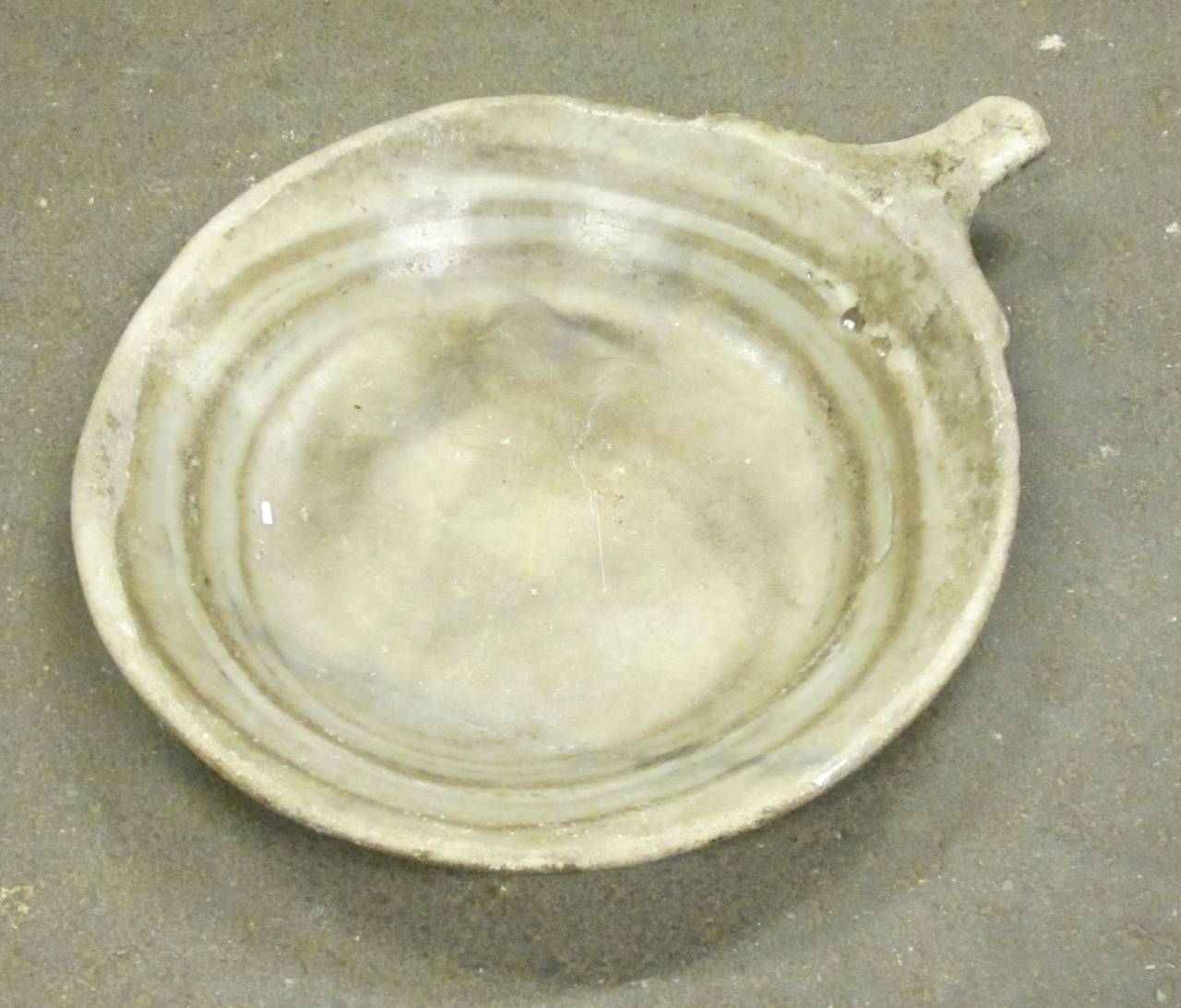 19th Century Marble Tray with Handle, India