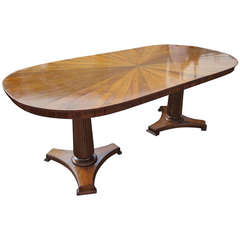 Italian Dining Table With Inlay