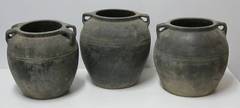 Antique Chinese Black Pots