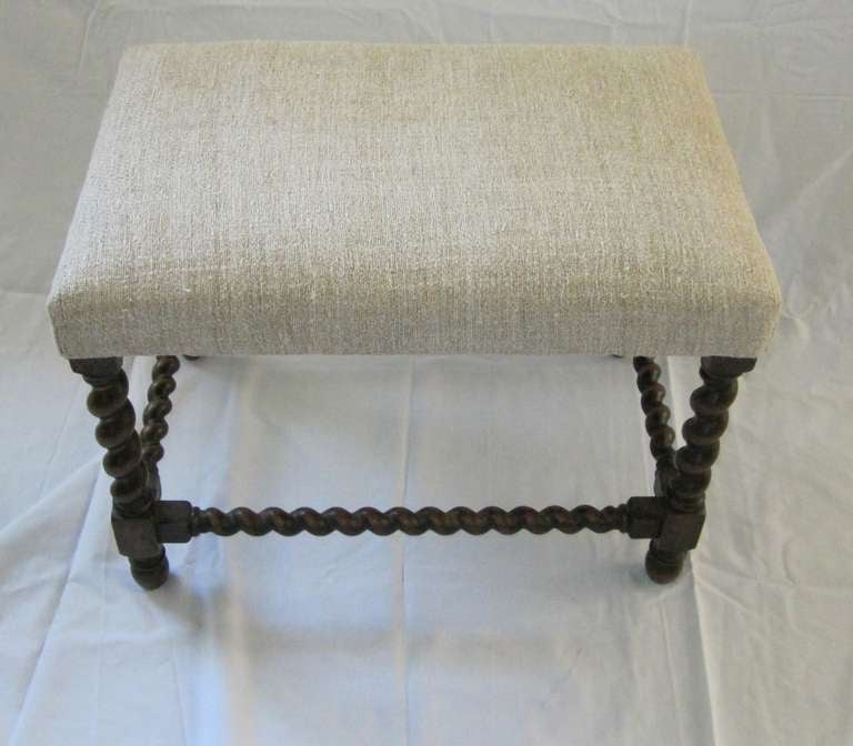 Napoleon III 1920's French Spool Leg Foot Stools