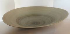 Hand Made Fine Ceramic Extra Large Hemp Ombre Deep Bowl, Italy, Contemporary