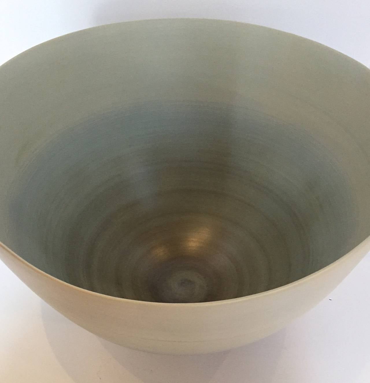 Contemporary Italian handmade deep bowl in a pale blue ombre design matte glaze.
This bowl is food safe.
We have a large collection of handmade unique, organically shaped bowls and platters in a variety of sizes, shapes and colors.
All are priced