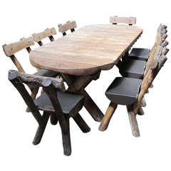French Timber Dining Table
