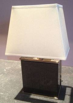 Contemporary Small Grey Table Lamp