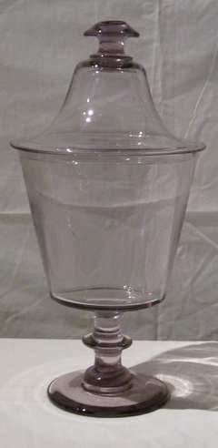 19th c. French Pair Crystal Decanters