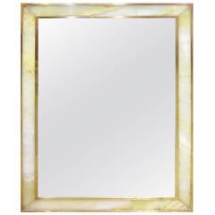 1940's French Marble Mirror