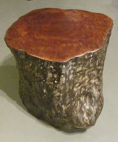 Lychee Wood Side Table