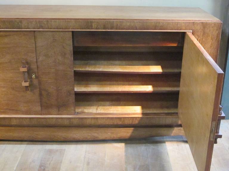 Deco Rosewood Credenza, France, 1940s 1