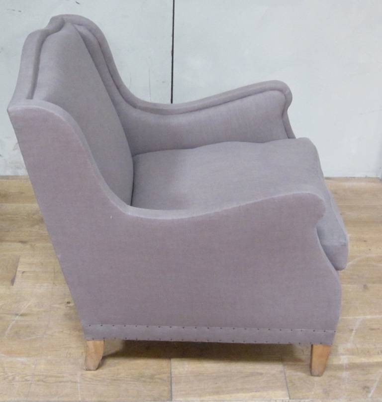 1930s Upholstered Armchair, Spain In Excellent Condition In New York, NY