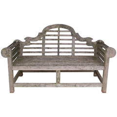 Used Lutyens Garden Bench, England, 1920s