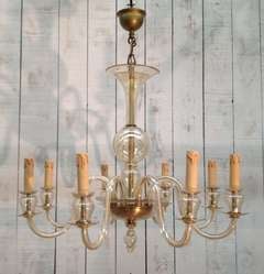 1940's Italian Murano Chandelier