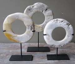 Set of Three Coin Sculptures