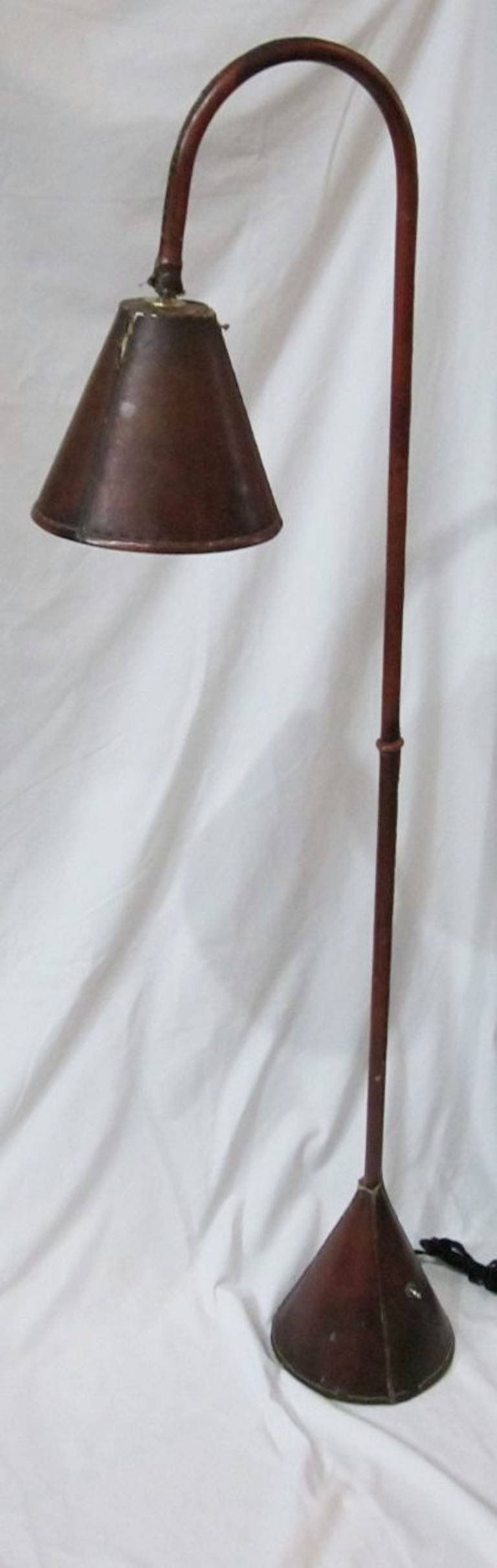 Valenti Spanish Leather Floor Lamp
