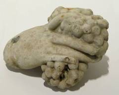 Sculpture of Hand Holding Grapes, France, 19th century