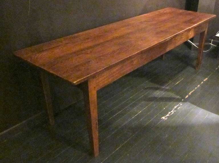 19thc English Farm Table In Excellent Condition In New York, NY