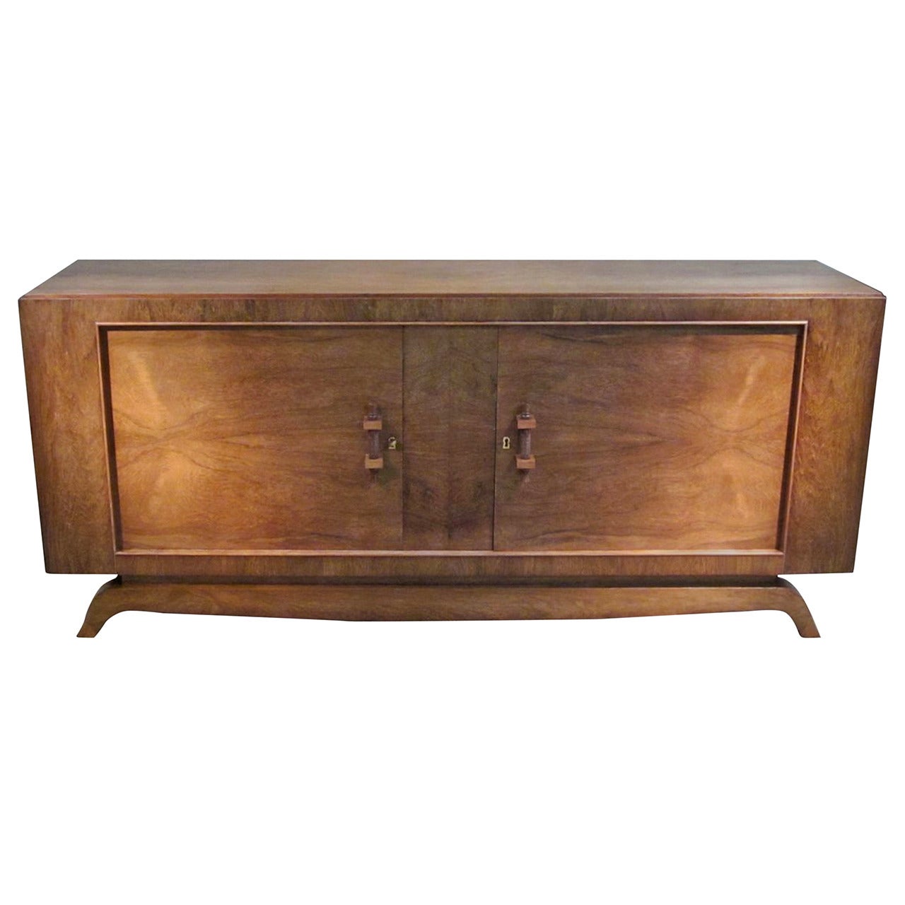 Deco Rosewood Credenza, France, 1940s