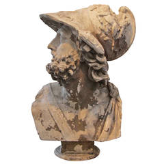 19th c Italian Bust of Man