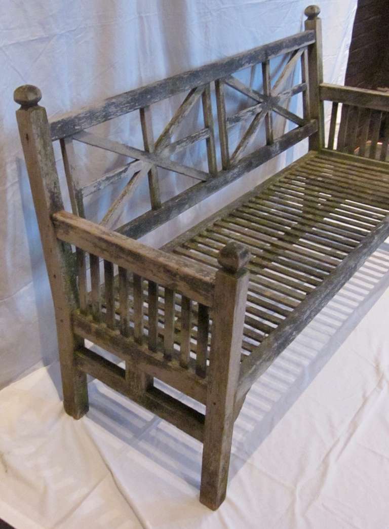 1920's Gertrude Jekyll Garden Bench In Excellent Condition In New York, NY