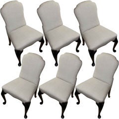 Set of Six English 19th Century Gainsbourgh Dining Chairs