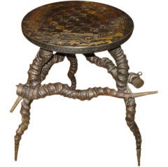 1920's French Horn Side Table