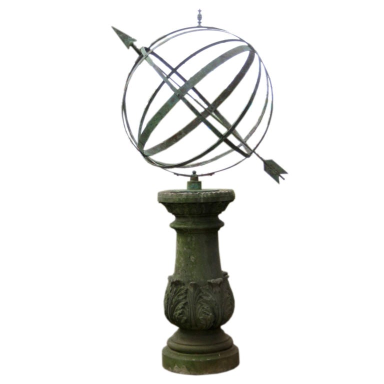1860 English  Austin Seeley Armillary
