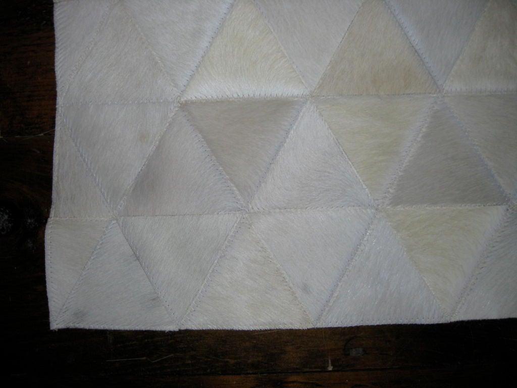 Argentine Patchwork Cowhide Rug For Sale