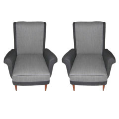 Pair of 1960's French Arm Chairs