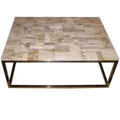 1980
s French Petrified Wood Coffee Table