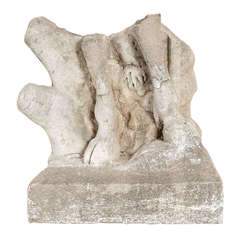 Large Late 18th or Early 19th Carved Limestone Statue Fragment 5