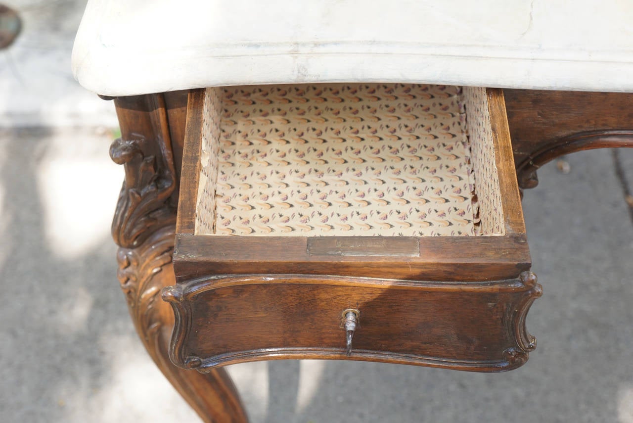Late 19th Century French Walnut Desk from the Estate of Paul & Bunny Mellon 3