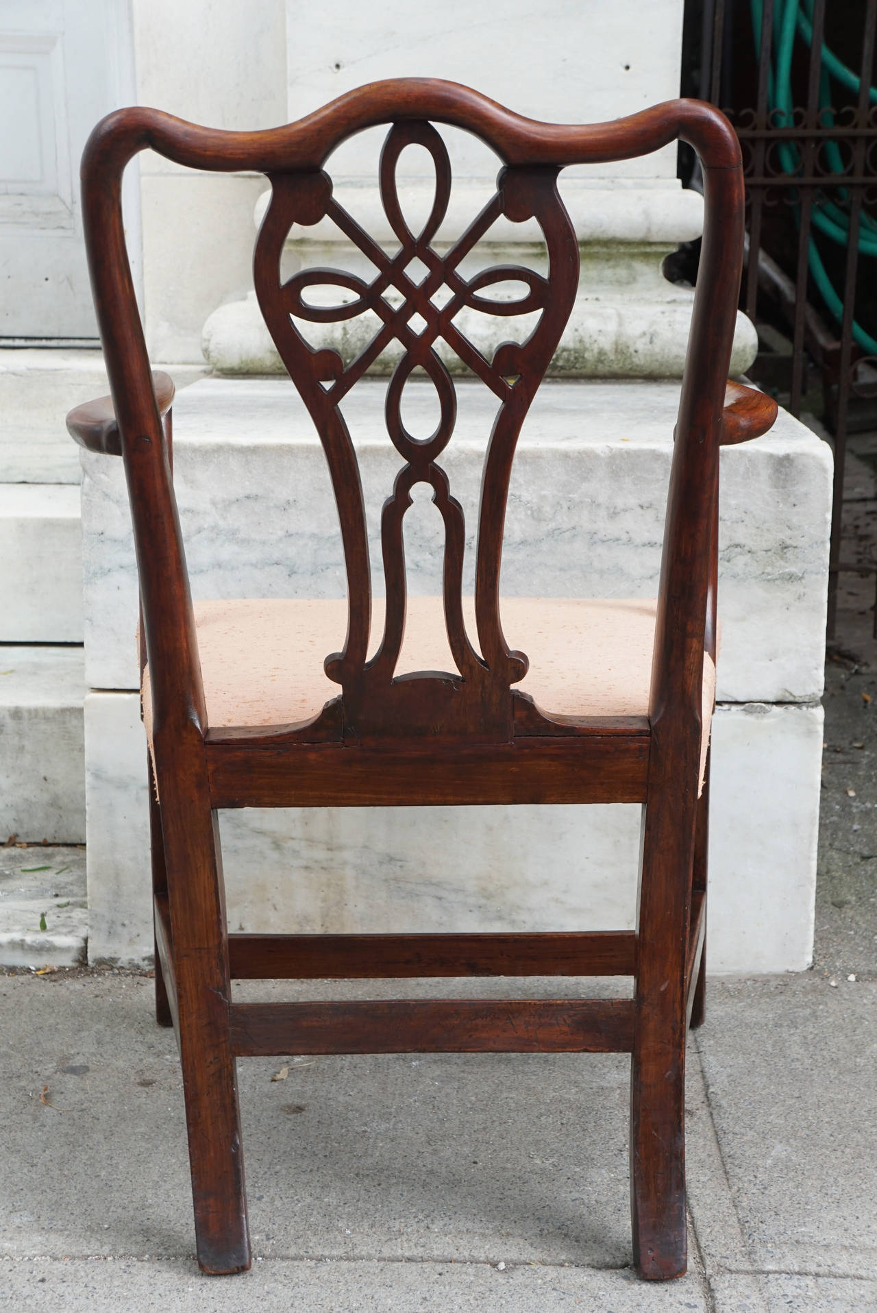 Period George III Armchair from the Estate of Paul & Bunny Mellon In Excellent Condition In Hudson, NY
