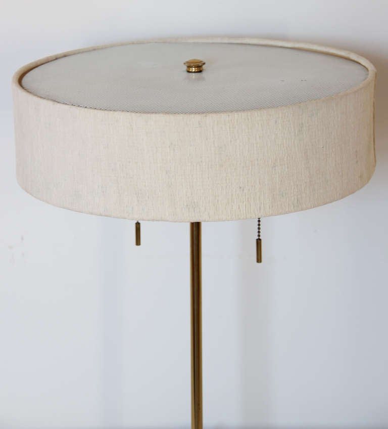 Late 20th Century Brass Stiffel Lamp: Gerald Thurston Design