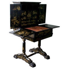Antique Chinoiserie Writing Desk