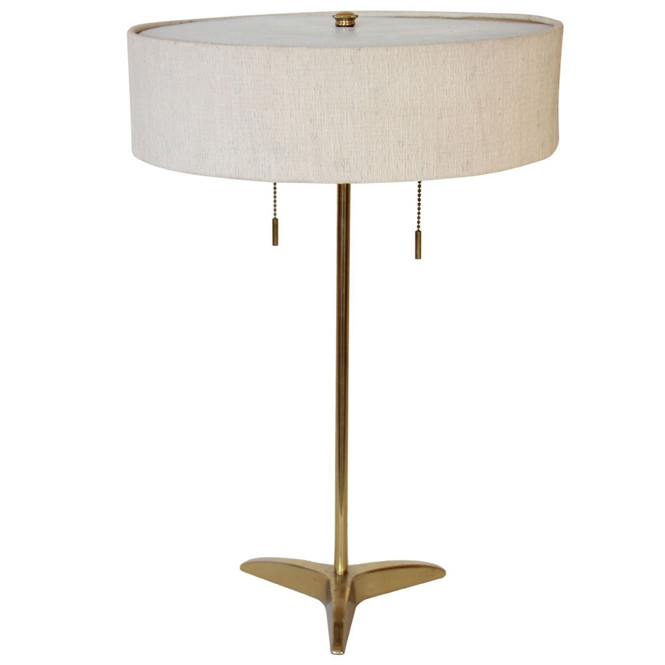Brass Stiffel Lamp: Gerald Thurston Design