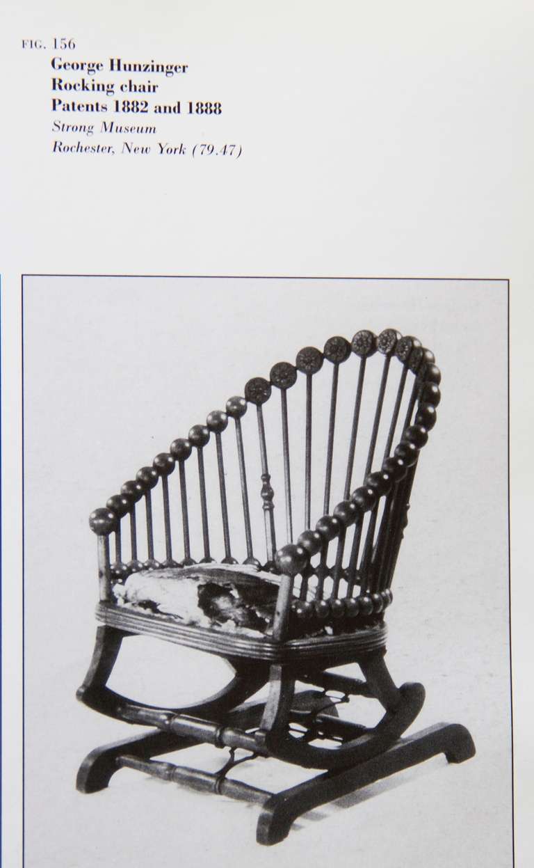 19th Century George Hunzinger Mechanical Rocker For Sale