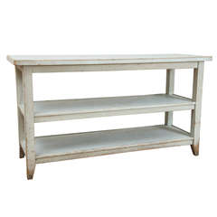 Retro Simple Two Shelf Cedenza:Console