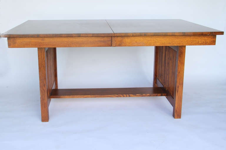 10 Foot Mission Style Dining Table For Sale at 1stdibs