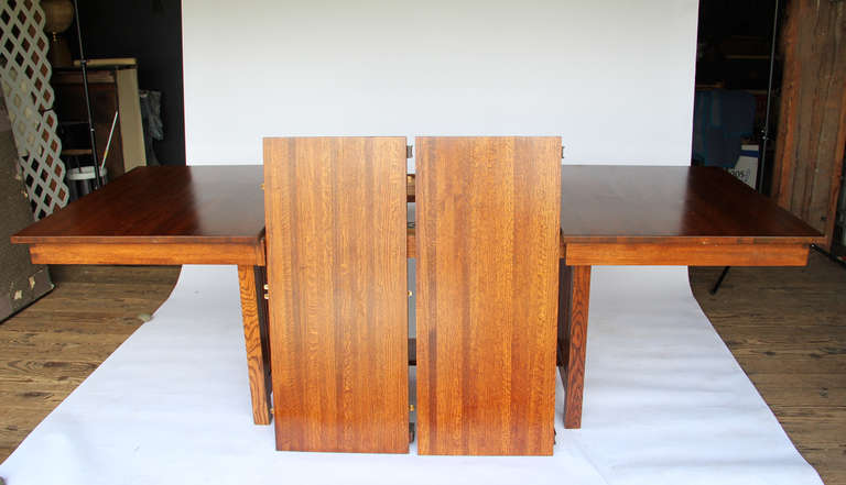 American 10 Foot Mission- Style Dining Table For Sale