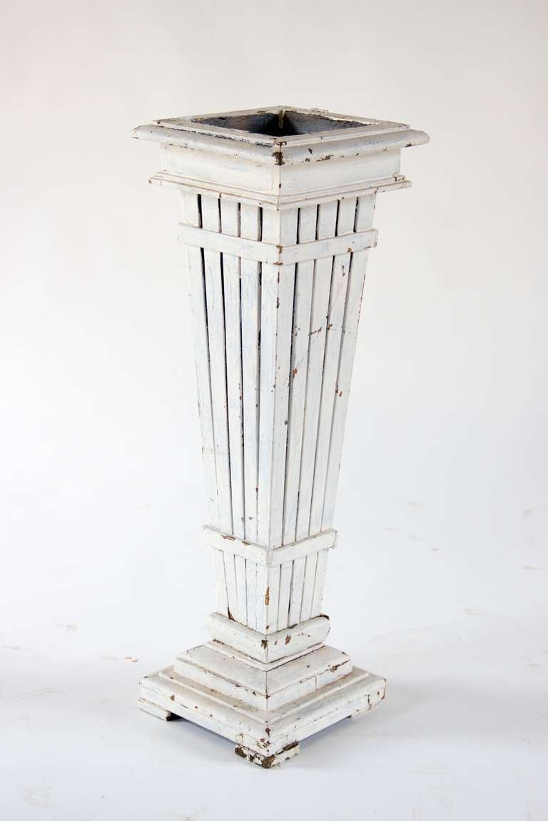 Pair Rustic Flower Containers at 1stdibs