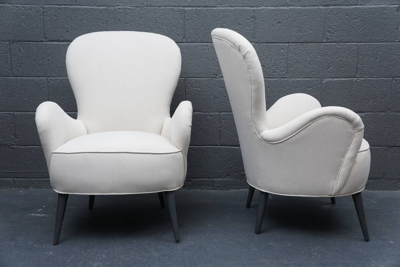 An exquisite pair of chairs.