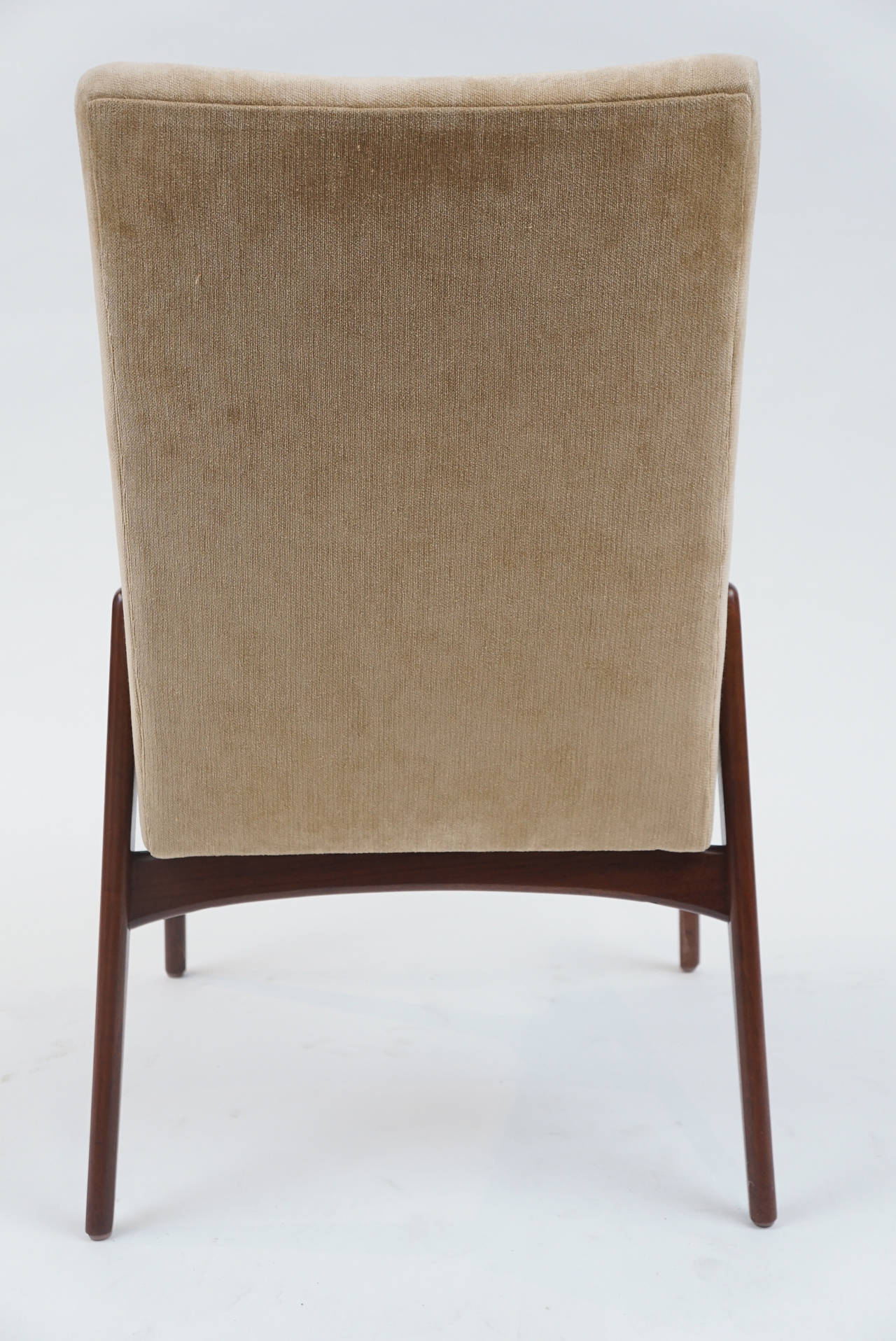 Set of 12 Mid-Century Modern Upholstered Dining Chairs 2