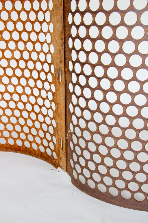Pierced Industrial Standing Screen 1