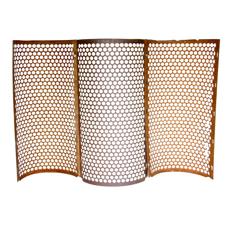 Pierced Industrial Standing Screen
