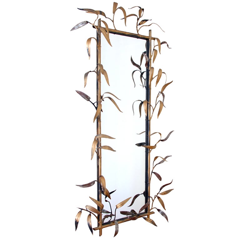 Hollywood Regency Style Mirror For Sale