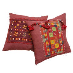 Antique Banjara Shisha and Embroidery Indian Pillows