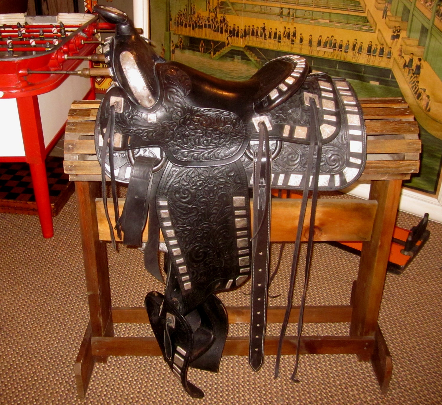 Celebrity Owned Silver Decorated Parade Saddle