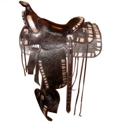 Celebrity Owned Silver Decorated Parade Saddle